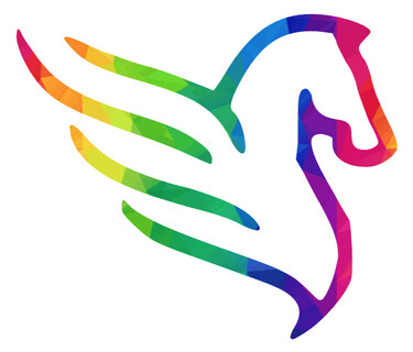 Hopewell Pegasus Rainbow Logo